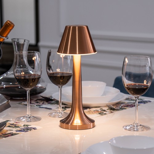 NF40C1 Spinning Aluminum Table Lamp
