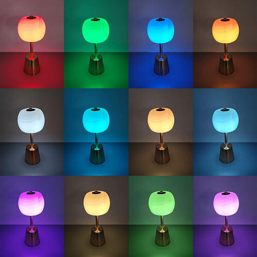 NF16S2 Aluminum Stone Table Lamp