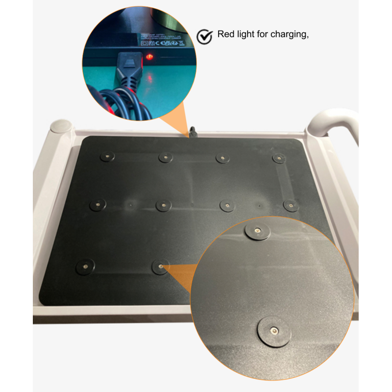 24 Ports Magnetic Charging Trolley 